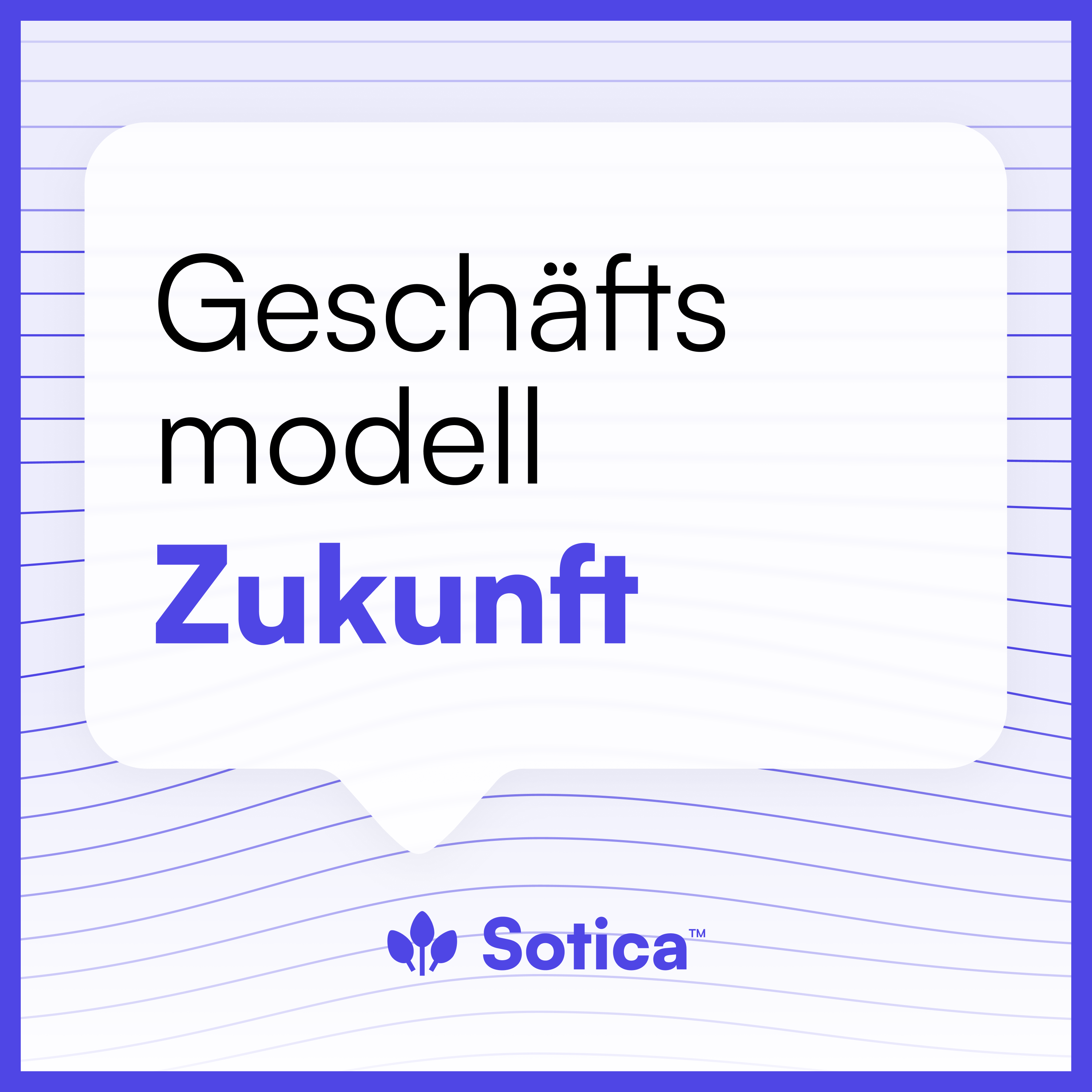 Geschäftsmodell Zukunft